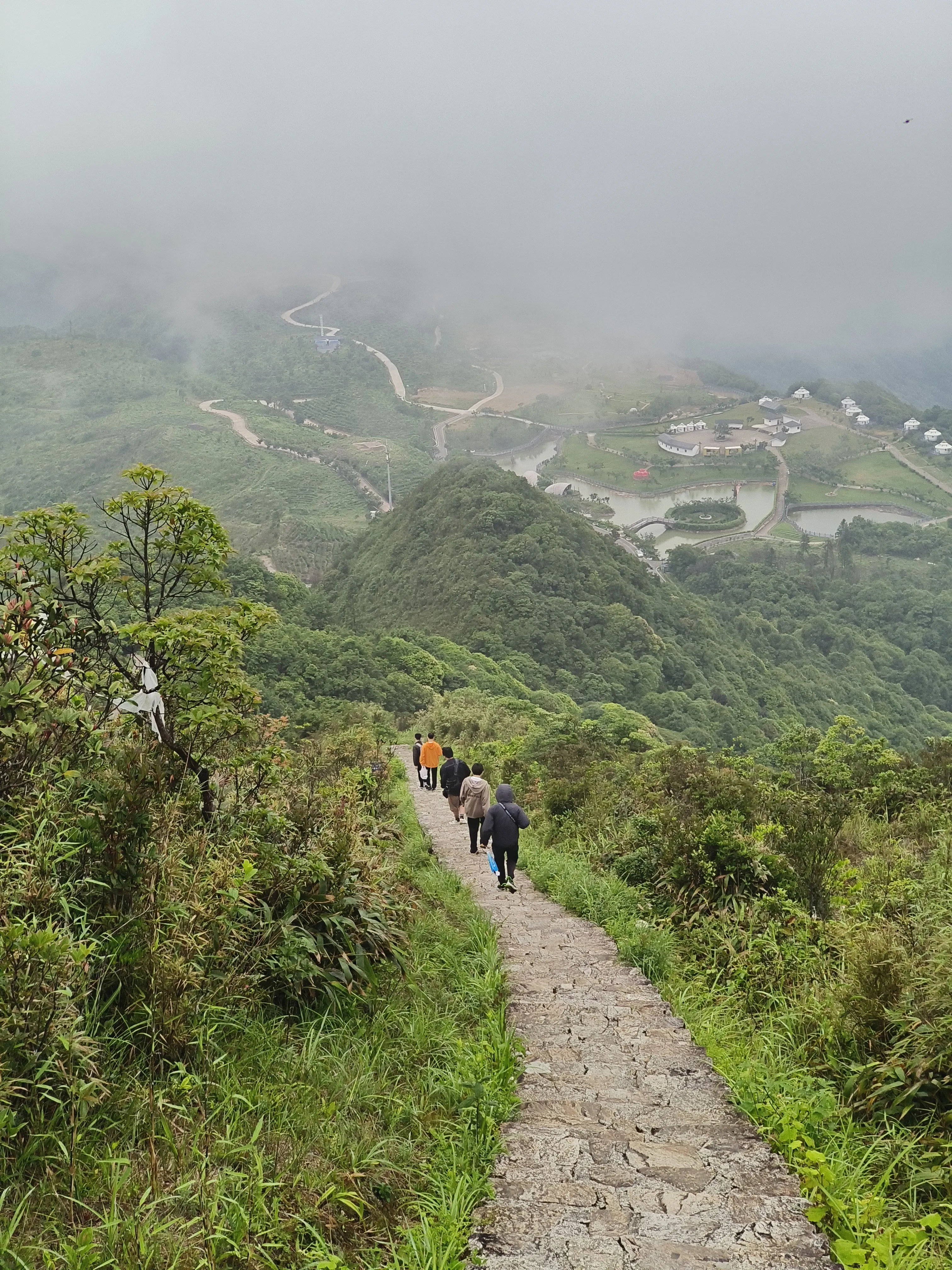 下山途中